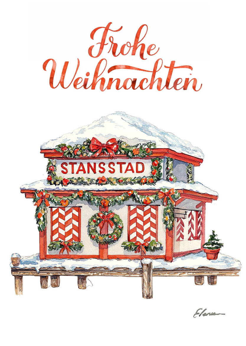 Weihnachtskarte Stansstad